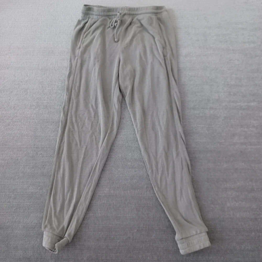 Free People Movement Joggers Womens M Sage Green Tapered Leg Stretch Soft Casual